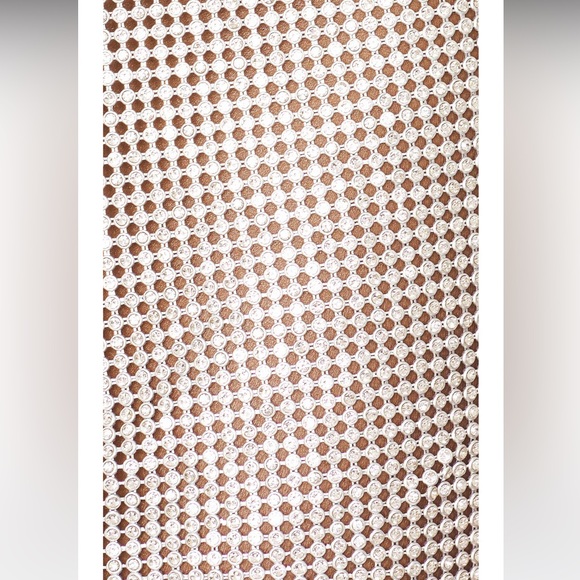 Camila Coelho Noemi Top in Silver Rhinestone - Picture 8 of 10